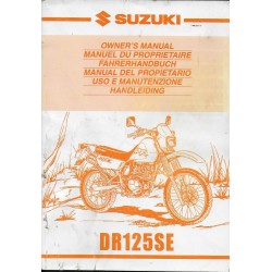SUZUKI DR 125 SE modèles W, X, Y  (09 / 1999)
