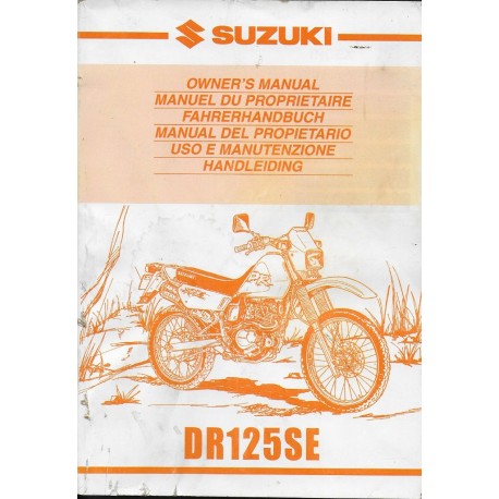 SUZUKI DR 125 SE modèles W, X, Y  (09 / 1999)