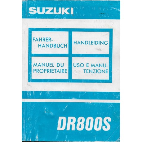 SUZUKI DR 800 (P) de 1993  (07 / 1992)