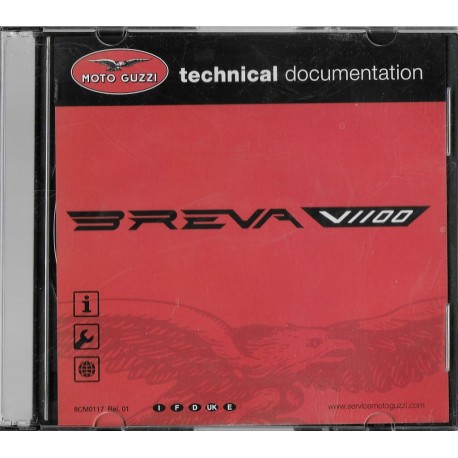 MOTO GUZZI V 1100 Breva (CD-Rom manuel atelier 01 / 2007) 
