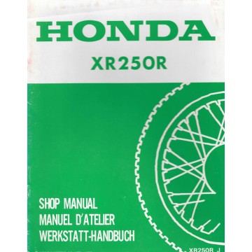 HONDA XR 250 R (additif  juillet 1989)