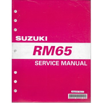 SUZUKI RM 65 modèle 2003  (03 / 2002)