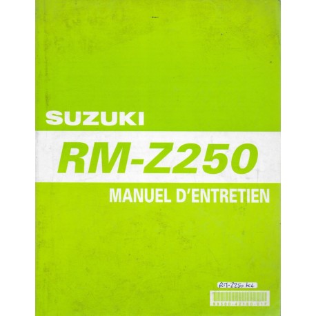 SUZUKI RM-Z 250 K4 modèle 2004  (11 / 2003)
