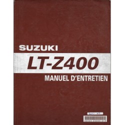 Manuel atelier SUZUKI LT-Z 400 K3  (04 / 2002)