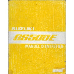 Manuel atelier SUZUKI GS 500 E  (03 / 1997)  