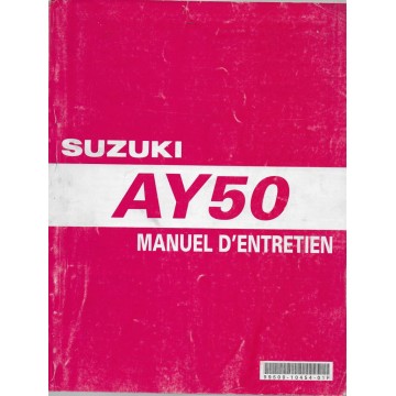 Manuel atelier SUZUKI AY 50 de 1997 à 2001  (05 / 2002) 