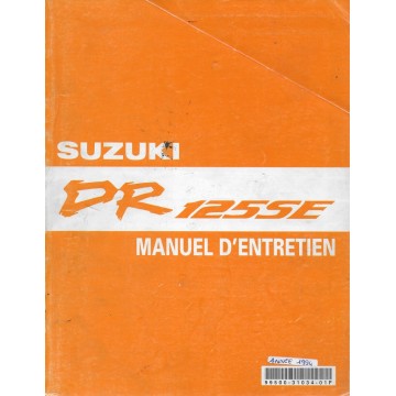 Manuel atelier SUZUKI DR 125 SE (de 1994 à 2000 inclus)