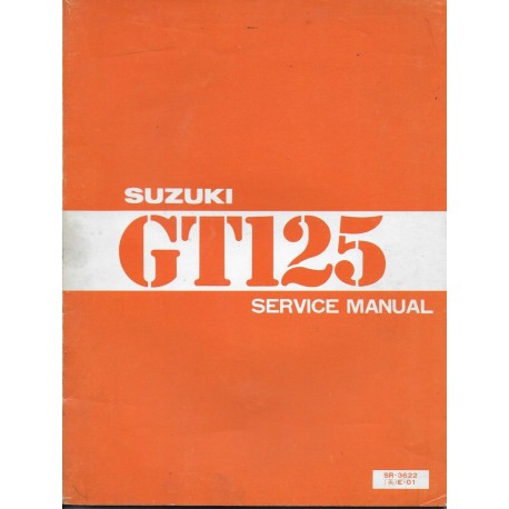 Manuel atelier SUZUKI GT 125 X4