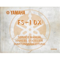 Manuel atelier YAMAHA FS-1 (DX) de 1977  type 1Y0