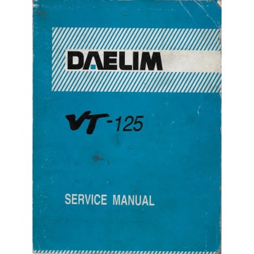 DAELIM VT 125 (manuel atelier en anglais)