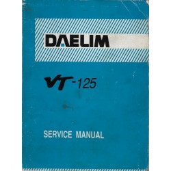 DAELIM VT 125 (manuel atelier en anglais)