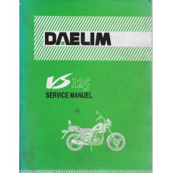 DAELIM VS 125 (manuel atelier en anglais et coréen)