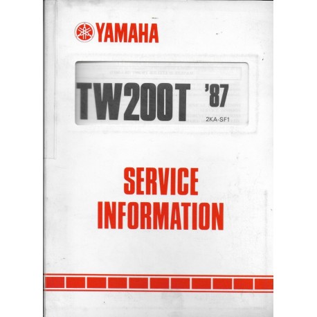 YAMAHA TW 200 T de 1987 (type 2KA)