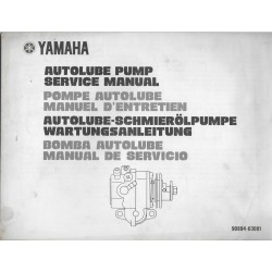 Manuel entretien pompe Autolube YAMAHA (07 / 1976)