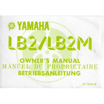 YAMAHA LB2 / LB2M /  type 1F0  (modèle 1980)