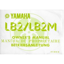 YAMAHA LB2 / LB2M /  type 1F0  (modèle 1980)