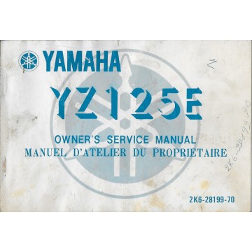 YAMAHA  YZ125 E type 2K6 modèle 1978
