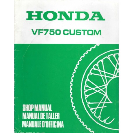 HONDA VF 750 CUSTOM (Additif 08/1988)