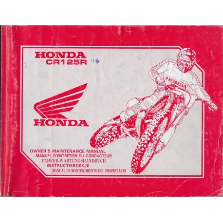 HONDA CR 125 R Type KZ4 de 1994