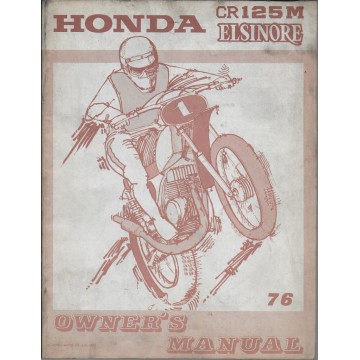 HONDA CR 125 M Elsinore de 1976 Type K2