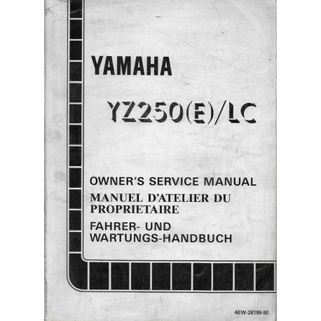 YAMAHA YZ 250 (E)  / LC 1993 type 4EW