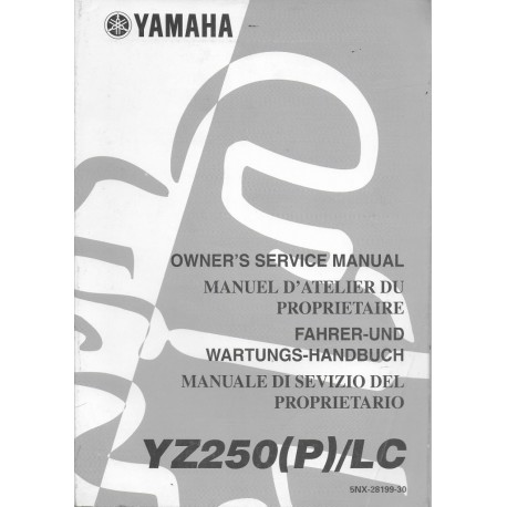 YAMAHA YZ 250 (P) / LC 2002 type 5NX