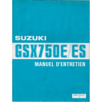 Manuel atelier SUZUKI GSX 750  E / ES  (10 / 1990) 