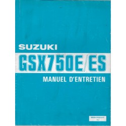 Manuel atelier SUZUKI GSX 750  E / ES  (10 / 1990) 