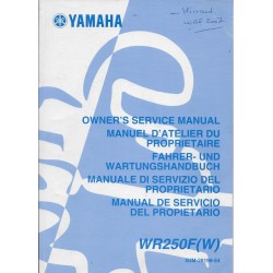 YAMAHA WR 250 F (W) de 2007 type 5UM
