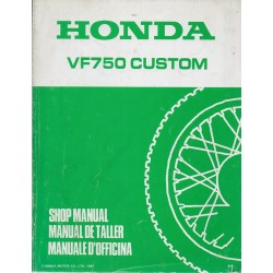 HONDA VF 750 Custom (Manuel de base février 1987)