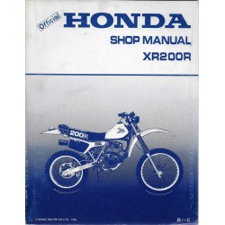 HONDA XR 200 R 1983 (manuel de base en anglais) 07 / 1982