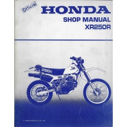 HONDA XR 250 R 1982 (manuel de base en anglais) 12 / 1981