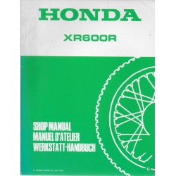 HONDA XR 600 RG de 1986  (Additif décembre 1985)