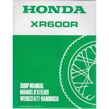 HONDA XR 600 RP de 1993 (additif août 1992)