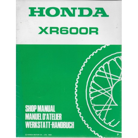 HONDA XR 600 RP de 1993 (additif août 1992)