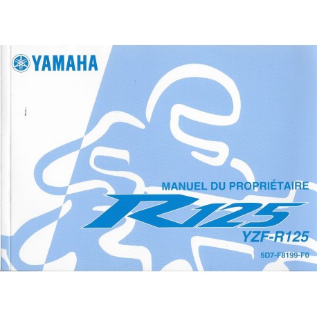 YAMAHA YZF-R 125 de 2008 type 5D7 (12 / 2007)