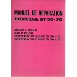HONDA ST 50 / ST 70 (Manuel atelier additif 04 / 1970)