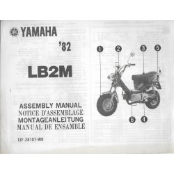 YAMAHA LB2M Chappy 1982 (assemblage 12 / 1981) type 13M