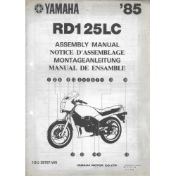 YAMAHA RD 125 LC 1985 (assemblage 03 / 1985) type 1GU