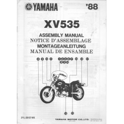 YAMAHA XV 535 1988 (assemblage 10 / 1987) type 2YL