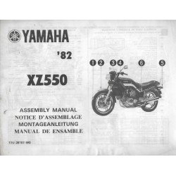 YAMAHA XZ 550 1982 (assemblage 01 / 1982) type 11U
