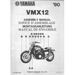 YAMAHA VMX 12 1990 (assemblage 09 / 1989) type 3LR