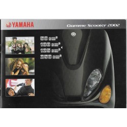 Gamme Scooters Yamaha de 2002