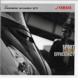 Catalogue gamme  YAMAHA scooters de 2007