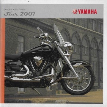 Catalogue gamme YAMAHA accessoires customs de 2007