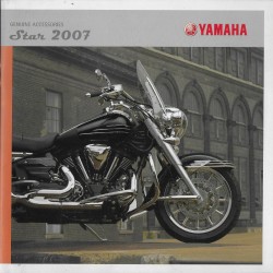 Catalogue gamme YAMAHA accessoires customs de 2007