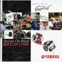 Catalogue gamme YAMAHA accessoires routières de 2009