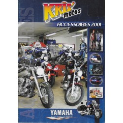 Catalogue gamme YAMAHA accessoires motos de 2001