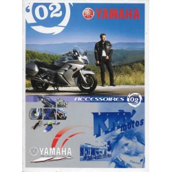 Catalogue gamme YAMAHA accessoires motos de 2002