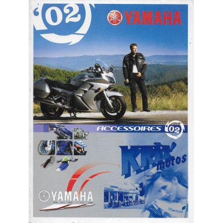 Catalogue gamme YAMAHA accessoires motos de 2002